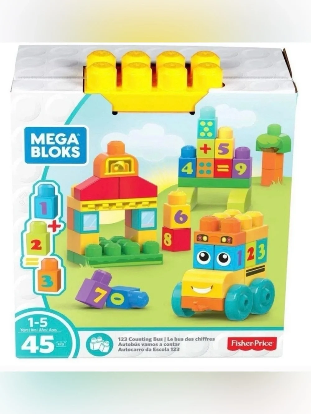 Mega Bloks Building Basics 123 Counting Bus